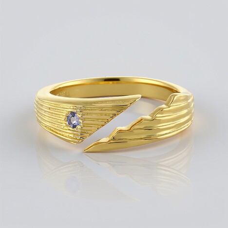 Anello in argento con Tanzanite (SAELOCANA)