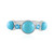 Bague en argent et Turquoise Sleeping Beauty (KM by Juwelo)