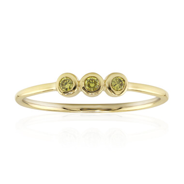 Gelber VS1 Brillant-Goldring (Annette)