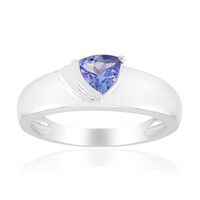 Zilveren ring met een tanzaniet (Pallanova)