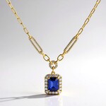 Collana in oro con Tanzanite AAA (CIRARI)