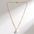 Collana in argento con Perla d'Acqua Dolce Bianca