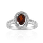 Madeira-Citrin-Silberring