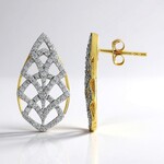 Orecchini in oro con Diamante Flawless (F) (LUCENT DIAMONDS)