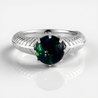 Mezezo Opal Silver Ring (de Melo Essence)