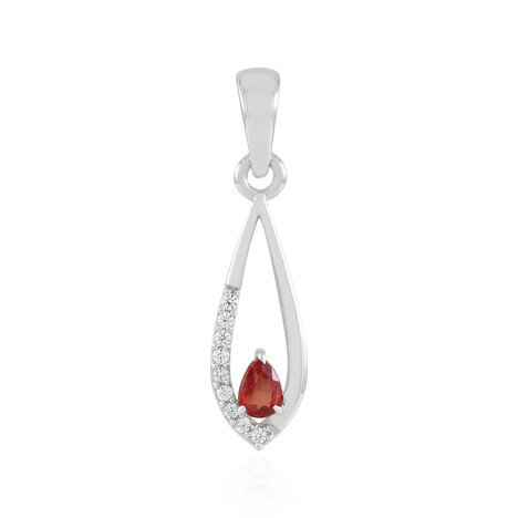Tanzanian Ruby Silver Pendant (de Melo Essence)
