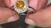 Zilveren ring met een sfaleriet (de Melo Essence)