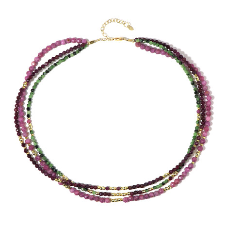 Collana in argento con Rubino Mozambico