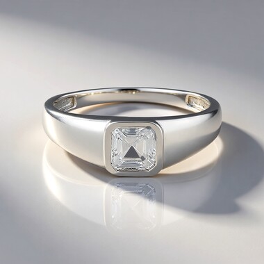 Anillo en plata con Zircón