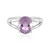 Lavendel-Amethyst-Silberring