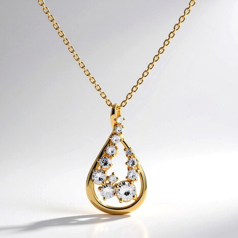 Collana in oro con Diamante SI1 (H) (CIRARI)