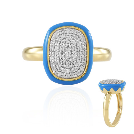 Anello in argento con Zircone (Adela Silber)