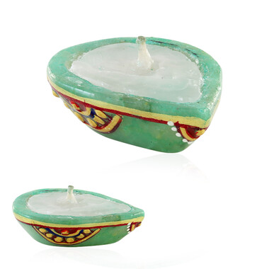 Candela Diwali con Avventurina