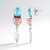 Boucles d'oreilles en argent et Turquoise (Desert Chic)