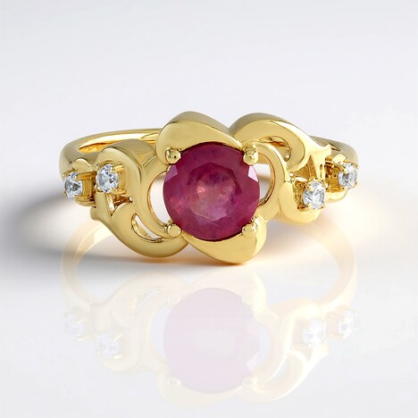 Anello in argento con Zaffiro Rosa del Madagascar