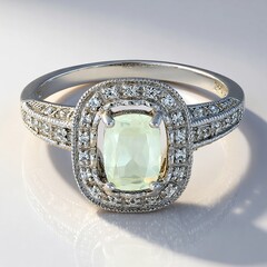 Anello in argento con Ortoclasio