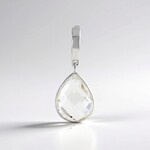Ciondolo in argento con Topazio Bianco
