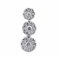 Colgante en oro con Diamante VVS1 (G) (Annette)