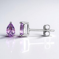 Orecchini in argento con Ametista