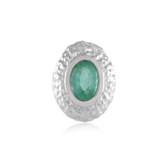 Ciondolo in argento con Smeraldo Colombiano
