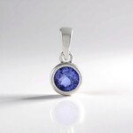Ciondolo in argento con Tanzanite