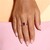 Zilveren ring met een Madagaskar Robijn (de Melo Essence)