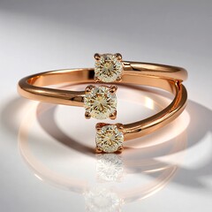 Anello in oro con Diamante Rose de France VS1 di Argyle