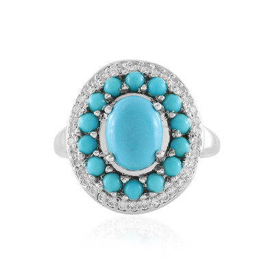 Anello in argento con Turchese Sleeping Beauty