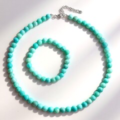 Parure in argento con Amazzonite