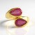Anello in argento con Zaffiro Rosa del Madagascar (de Melo Essence)
