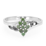 Bague pour homme en argent et Diamant fantaisie