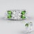 Bague en argent et Diopside de Russie