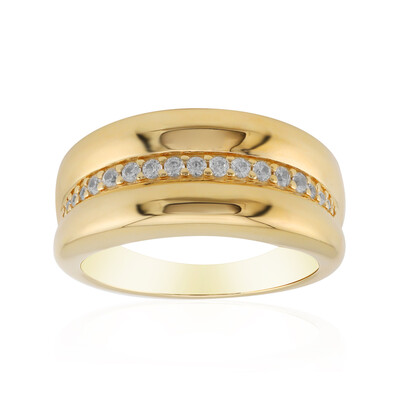 Zilveren ring met zirkonen