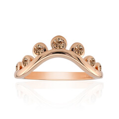 Anello in oro con Diamante Rose de France SI1 di Argyle