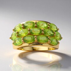 Anello in argento con Idocrasio