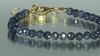 Zilveren armband met Blauwe Ceylon saffieren