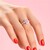 Anillo en oro con Zafiro rosado (CIRARI)