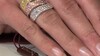 Gouden ring met SI2 Roze Diamanten (CIRARI)