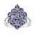 Anillo en plata con Tanzanita