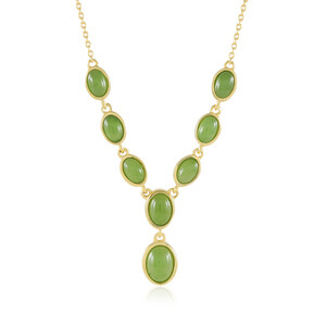 Canadian Jade Silver Necklace