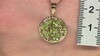 Colgante en oro con Peridoto (de Melo Gold)