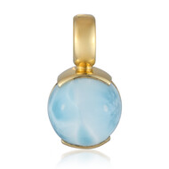 Larimar-Silberanhänger