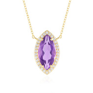 Collana in argento con Ametista del Marocco