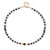 Collar en plata con Ágata rosa (Riya)
