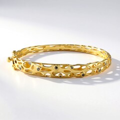 Bracciale in argento con Diamante Champagne I2 (Ornaments by de Melo)