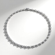 Collier en argent et Zircon (Adela Silber)