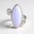 Anello in argento con Agata Lace Blu (Bali Barong)