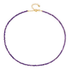 Collana in argento con Ametista Zambiana