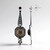 Boucles d'oreilles en argent et Quartz fumé (Annette classic)