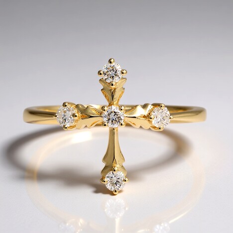Anello in oro con Diamante I1 (H) (CIRARI)